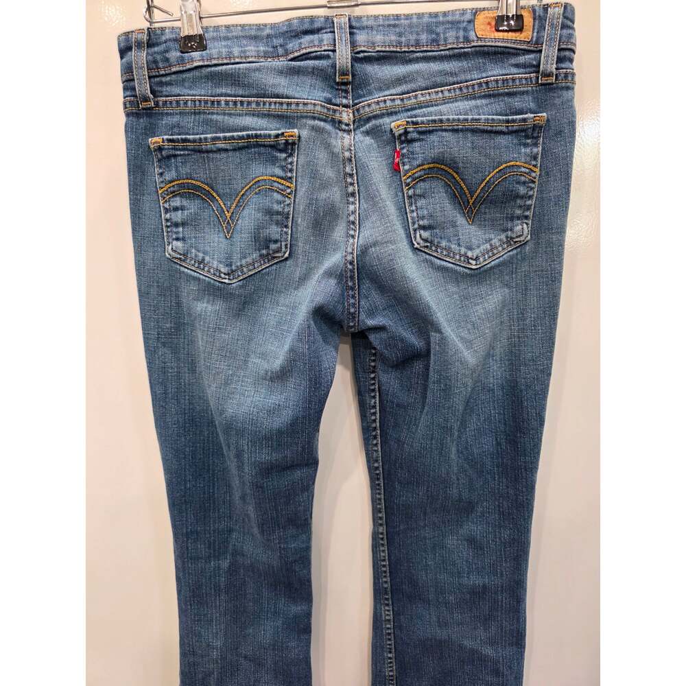 Levi's 518 Superlow jeans women's bootcut low rise medium wash denim Size 9 Y2K